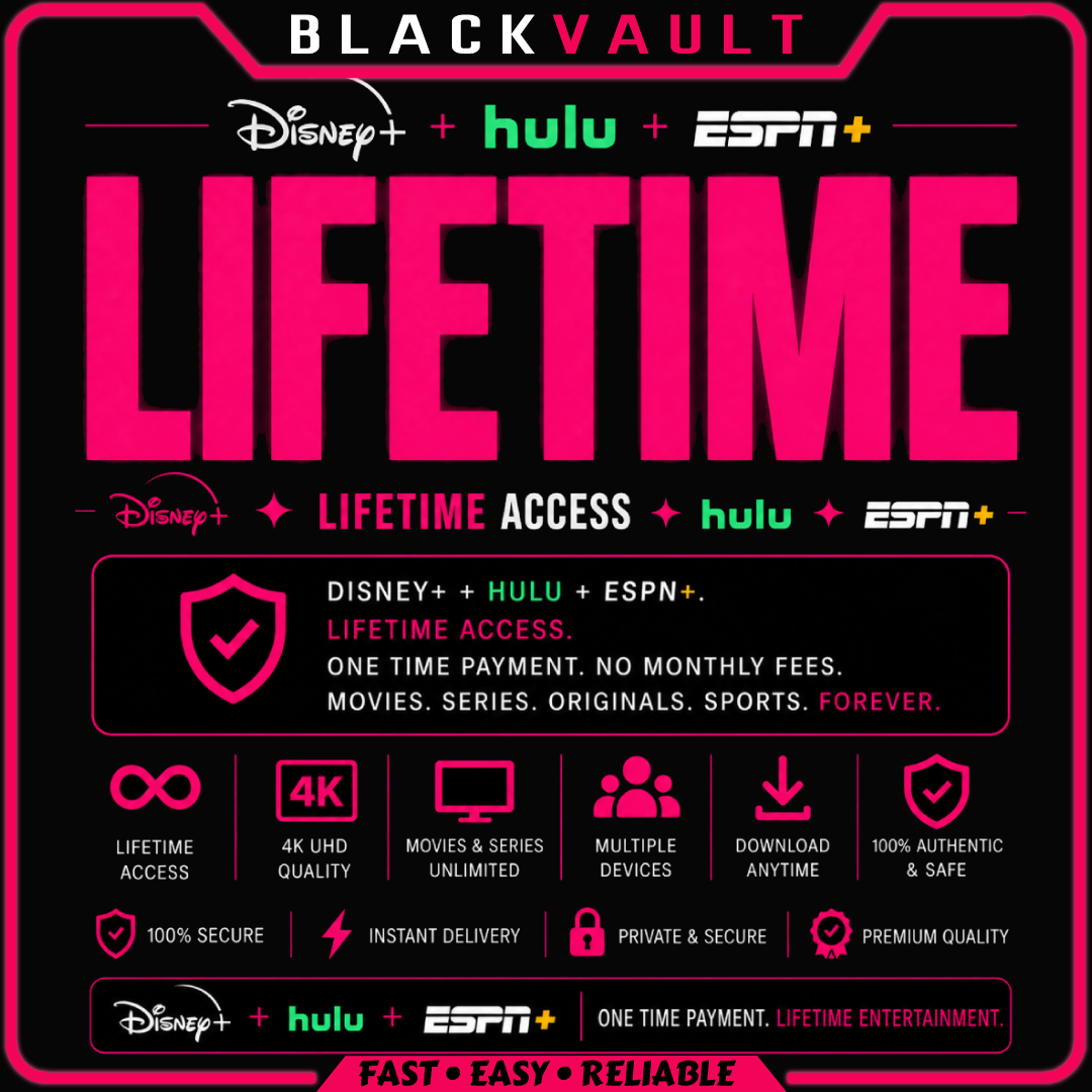 Disney+ Lifetime + HULU + ESPN+